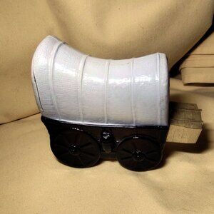 Vintage Avon Covered Wagon Decanter – Wild Country After Shave SHIPS FREE